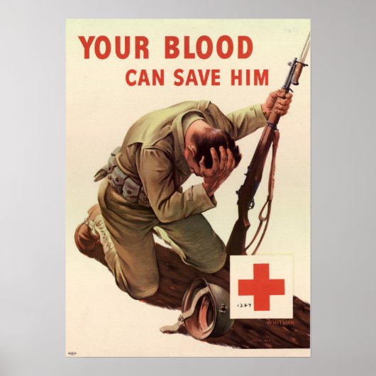 彼は血が通っ救ている ポスター (正面)