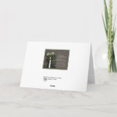 彼は行ってしまった カード (裏面)