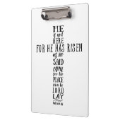 彼は言ったとおり起き上がったからここにいない クリップボード (左)