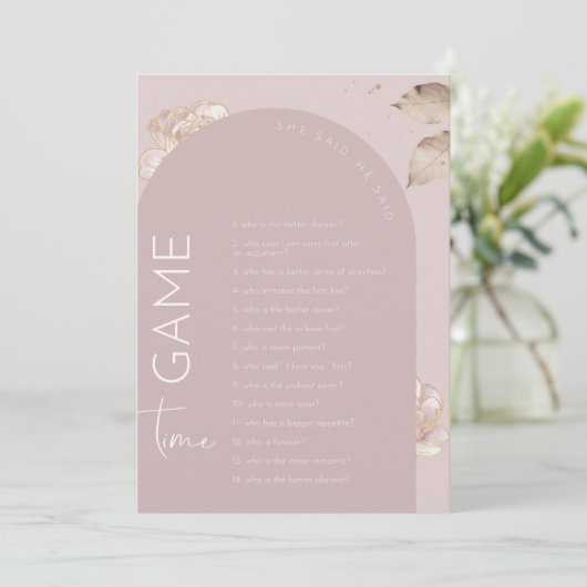 彼は言った |かわいらしピンクブライダルシャワー (スタンド正面)