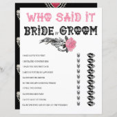 彼は言った |ブライダルシャワー (正面/裏面)