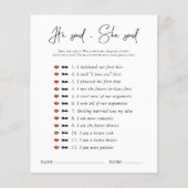 彼は言った |モダンミニマルブライダルシャワー (正面)