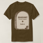 彼は試みた Tシャツ (デザイン正面)