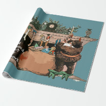 「彼は話一言も言わない」ヴィンテージサンタ