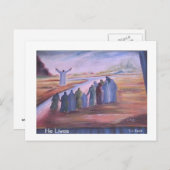 彼は説教をし教えて暮らす ポストカード (正面/裏面)