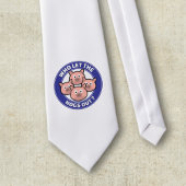 彼は豚を外に出した ネクタイ