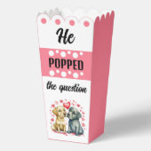 彼は質問ピンクのポップコーンをポップした可愛い犬 フェイバーボックス (正面)