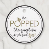 彼は質問円メッセージカード フェイバータグ (裏面)