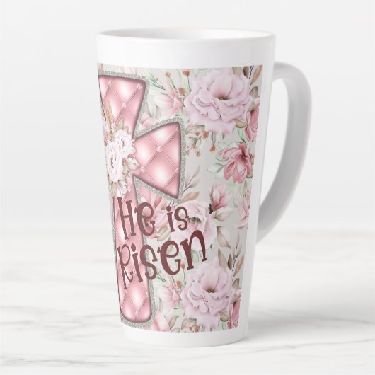 彼は起き上がったラテマグ カフェラテマグ (右アングル)