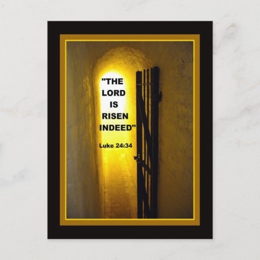 彼は起き上がった葉書だ ポストカード (正面)