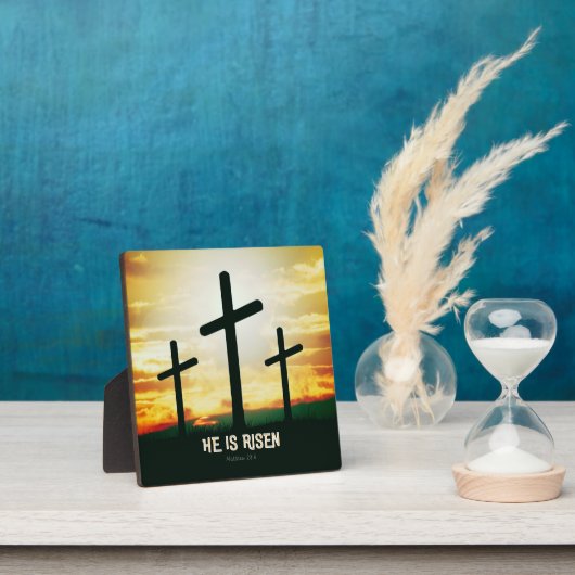 彼は起き上がった – イースターイラストレーション  フォトプラーク (インサイチュ)