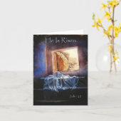 彼は起き上がった カード (黄色い花)