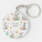 彼は起き上がった キーホルダー (裏面)