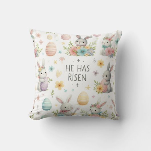 彼は起き上がった クッション (正面)