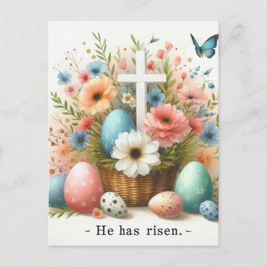 彼は起き上がった シーズンポストカード (正面)