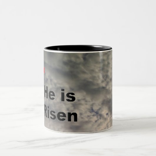 彼は起き上がった ツートーンマグカップ (中央)