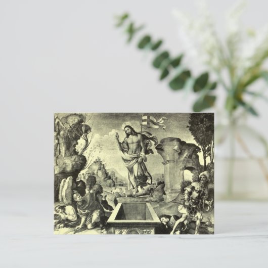 彼は起き上がった! ポストカード (スタンド正面)