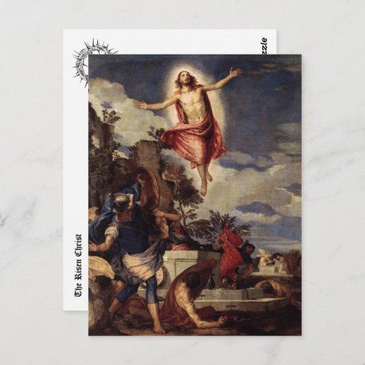 彼は起き上がった！ ポストカード (正面/裏面)