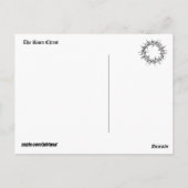 彼は起き上がった！ ポストカード (裏面)