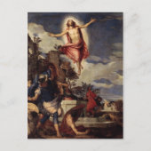 彼は起き上がった！ ポストカード (正面)