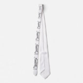 彼は起き上がった。メンズタイ ネクタイ (裏面)