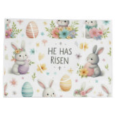 彼は起き上がった ラージペーパーバッグ (裏面)