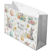 彼は起き上がった ラージペーパーバッグ (正面アングル)