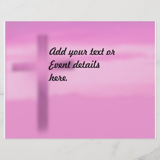 彼は起き上がった – 宗教復活祭の聖書の一節 チラシ (裏面)