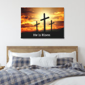 彼は起った キャンバスプリント (インサイチュ (寝室))