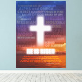 彼は起った キャンバスプリント (インサイチュ (ウッドフロア))