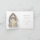 彼は起った | 教会のイースターカードとクロス カード (内部)