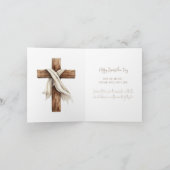 彼は起った | 空の墓イースターカード カード (内部)