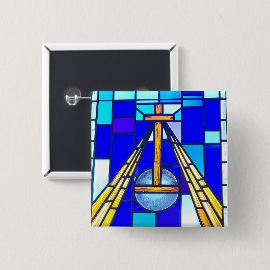 彼は起った 缶バッジ (正面&裏面)