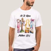 彼は起った Tシャツ (正面)