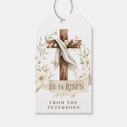 彼は逆上した | イースター ギフトタグ (正面)