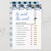 彼は遠くにゲームのカードと言った (正面/裏面)