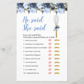 彼は遠くにゲームのカードと言った (正面)