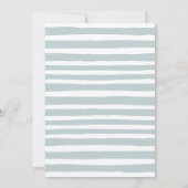 彼は野生のワンのおもしろいのジャングル動物の最初の誕生日だ 招待状 (裏面)