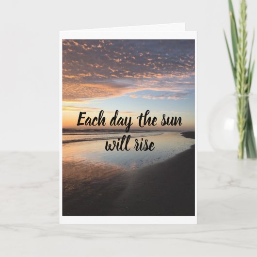 彼は離れ友人の皆が言う**ハッピーバースデー** カード (正面)