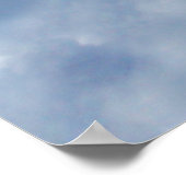 彼は雲に覆われたゴツゴツした十字架を起こした ポスター (角)