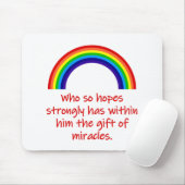 彼は非常に期待している マウスパッド (マウス)