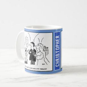 彼は頼冷もし却期間を取得する花婿。 コーヒーマグカップ