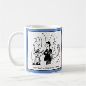 彼は頼冷もし却期間を取得する花婿。 コーヒーマグカップ (左)