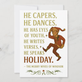 彼は飛び跳ね、彼は踊り、彼は若い目をしている... シーズンカード