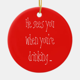 彼は飾るのを見ます セラミックオーナメント