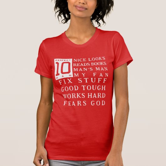 彼は10歳 完璧な男 Tシャツ (正面)