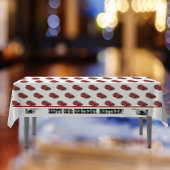 彼は1939年クラシックレッドクーペだ テーブルクロス