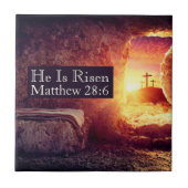 彼は3つのクロス空の墓復活祭を復活している タイル (正面)