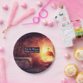 彼は3つのクロス空の墓復活祭を復活している ペーパープレート (パーティー)