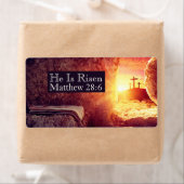 彼は3つのクロス空の墓復活祭を復活している ラベル (インサイチュ)